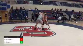 215 lbs Semifinal - Josh Harkless, Wilson West Lawn vs Nathaniel Mosey, Central Dauphin