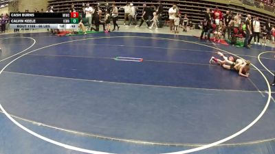 66 lbs Cons. Sub-quarters - Cash Burns, Midway WC vs Calvin Keele, Iron County Wrestling Academy