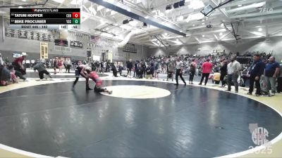 142 lbs Cons. Round 1 - Tatum Hopper, Central vs Mike Procunier, Yuba Sutter Combat