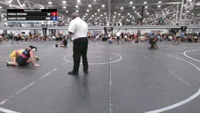 145 lbs Round 1 (6 Team) - Fiona Ritchie, Team Diamond Fish vs Addie Grubb, PA West Yellow