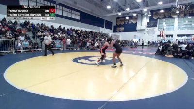 115 lbs Cons. Round 3 - Siena Antonio-Hopkins, Camarillo vs Emily Huerta, Chaffey