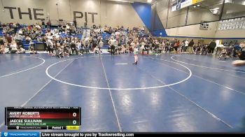 100 lbs Quarterfinal - Avery Roberts, AVIATOR WRESTLING CLUB vs JaeCee Sullivan, Grantsville Wrestling Club