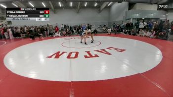 105 lbs Cons. Round 5 - Abigail Borden, Broomfield vs Stella Isensee, Sand Creek