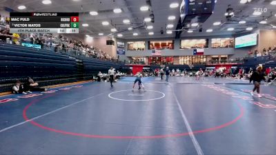 113 lbs 4th Place Match - Victor Matos, CW College Park vs Mac Fuld, Richardson