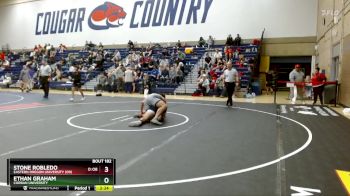 197 lbs Cons. Round 4 - Ethan Graham, Corban University vs Stone Robledo, Eastern Oregon University (OR)