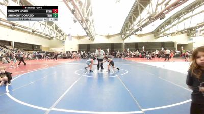 92 lbs Rr Rnd 2 - Emmett Horn, Wrecking Crew Wrestling Academy vs Anthony Dorazio, Thunderstruck K3