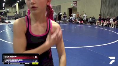 70 lbs Placement (4 Team) - Ava Westenbarger, TN AAU- Havok vs Sascha Trujillo, Ain`t My First Rodeo