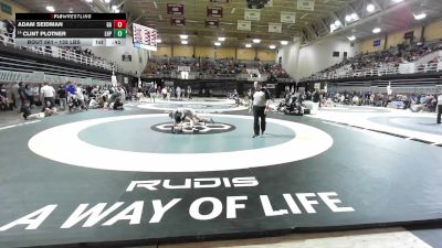 132 lbs Consi Of 16 #2 - Adam Seidman, Germantown Academy vs Clint Plotner, Lake Highland Prep