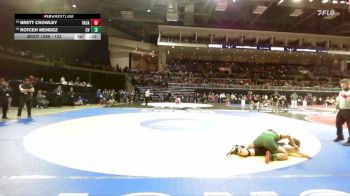 132 lbs Cons. Round 1 - Rotceh Mendez, Central Valley vs Brett Crowley, Vacaville