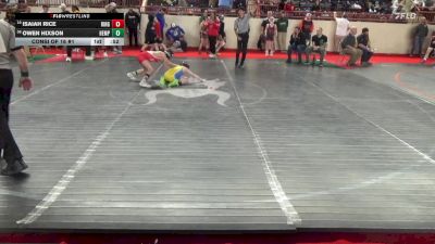 80_B lbs Consi Of 16 #1 - Isaiah Rice, Ringgold vs Owen Hixson, Hempfield Area