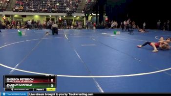 102 lbs Cons. Round 1 - Emerson Peterson, Victory School Of Wrestling vs Jackson Ganfield, MN Elite