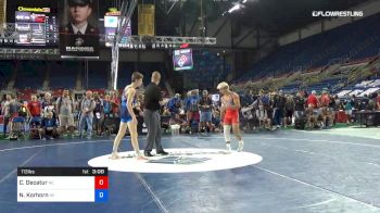 113 lbs Rnd Of 128 - Christian Decatur, North Carolina vs Nicholas Korhorn, Michigan