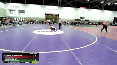 106A Semifinal - Colton Gray, Francis Howell Central vs Corbin Alexander, Broken Arrow