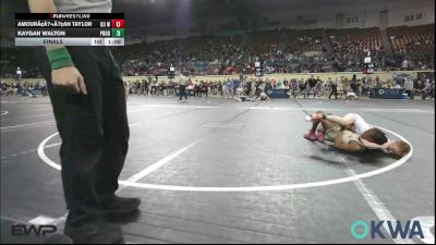 75 lbs Final - AmourÃ¢â?¬â?¢ah Taylor, D3 Wrestling Cluib vs Kaygan Walton, Prodigy Elite Wrestling