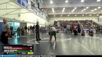 132 lbs Champ. Round 1 - Rocky Lo, Long Beach Poly High School Wr vs Mekan Geldiyev, Irvine High School