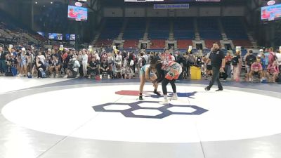 140 lbs Cons. Rd Of 16 - Zahabia Badru, Illinois vs Harlow Skenandore, Wisconsin