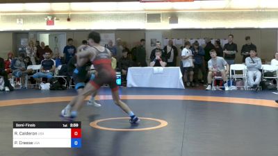 60 kg Semifinal - Ruben Rolando Calderon, USA vs Paxton Liam Creese, USA