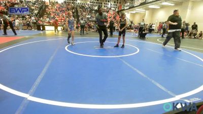 91 lbs Rr Rnd 1 - Angel Rooster, Henryetta Knights Wrestling Club vs Bella Hutcheson, Wagoner Takedown Club