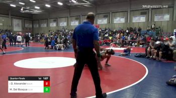 145 lbs Quarterfinal - Devin Alexander, Buchanan vs Max Del Bosque, Clovis North
