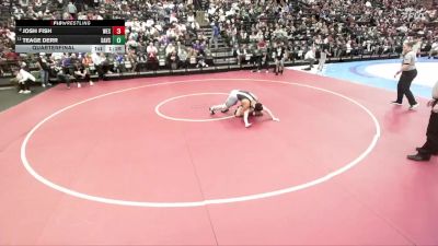 6A 150 lbs Quarterfinal - Josh Fish, Westlake vs Teage Derr, Davis