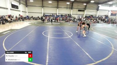 137 lbs Round Of 32 - Maximus Fausto, Thorobred WC vs River Wickstrom, Dolores