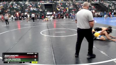 157 lbs Cons. Round 2 - Colton Montoya, Fort Hays Tech Northwest vs Jesus Sanchez, Briar Cliff (Iowa)