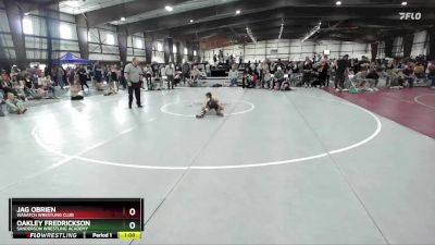 60 lbs Semifinal - Oakley Fredrickson, Sanderson Wrestling Academy vs Jag OBrien, Wasatch Wrestling Club