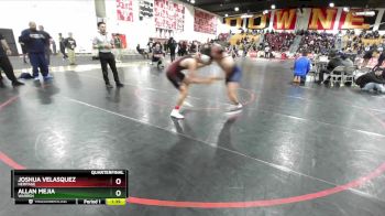 113 lbs Quarterfinal - Allan Mejia, Warren vs Joshua Velasquez, Heritage