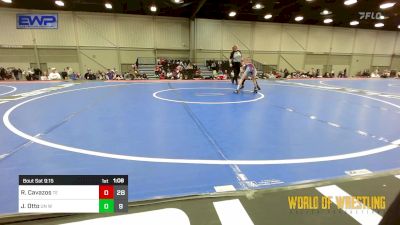 61 lbs Rr Rnd 4 - Ryatt Cavazos, Takedown Elite 9u vs Jayden Otto, Untouchables 9U White