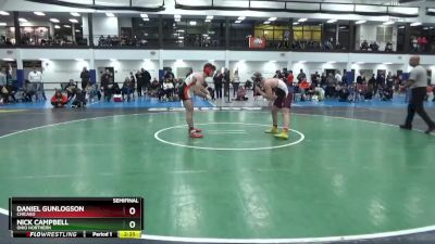 165 lbs Semifinal - Daniel Gunlogson, Chicago vs Nick Campbell, Ohio Northern