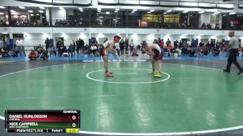 165 lbs Semifinal - Daniel Gunlogson, Chicago vs Nick Campbell, Ohio Northern
