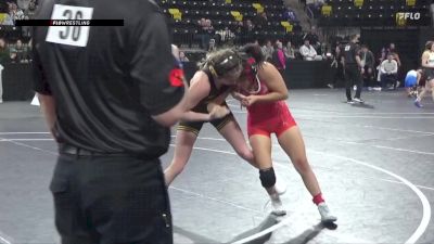 110 lbs Semifinal - Samara Chavez, King University vs Ava Bayless, Iowa