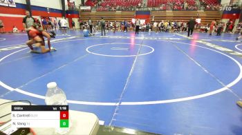 126 lbs Semifinal - Skylar Cantrell, Cleveland Public Schools vs Noah Vang, Tulsa Union