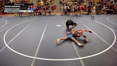 120 lbs Champ. Round 1 - Nathan Werksman, IL vs Weston Kyllonen, MN