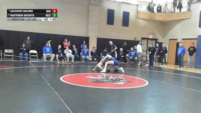 132 lbs Consi Of 4 - Jackson Deleidi, Saugus/Peabody vs Matthew Batista, Worcester Tech