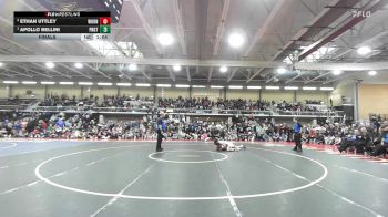 132 lbs Final - Ethan Uttley, Woonsocket vs Apollo Bellini, Ponaganset