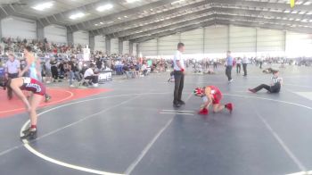 88 lbs Rr Rnd 2 - Regan Kinneman, Thorobred vs Mia Padilla, Stout Wr Acd