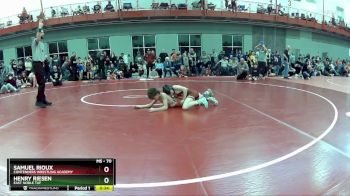 70 lbs Quarterfinal - Samuel Rioux, Contenders Wrestling Academy vs Henry Riesen, East Noble TUF