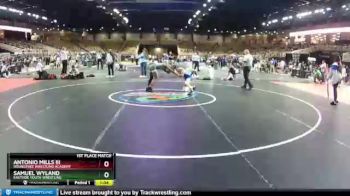 110 lbs 1st Place Match - Samuel Wyland, Eastside Youth Wrestling vs Antonio Mills Iii, Roundtree Wrestling Academy