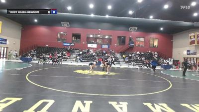 138 lbs Quarterfinal - Trinity Butler, Frostburg State vs Ruby Julien-Newsom, King University