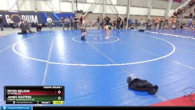 108 lbs Champ. Round 1 - James Masters, Cabinet Mountain Elite WC vs Peter Nelson, St. Maries WC
