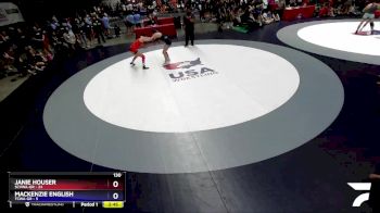 130 lbs Round 2 (16 Team) - Janie Houser, SCVWA-GR vs Mackenzie English, TCWA-GR