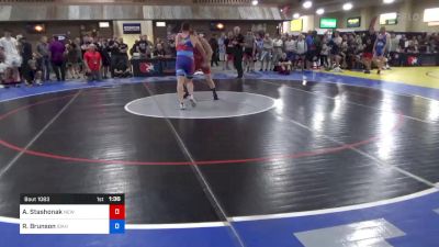 78 kg Quarters - Andrei Stashonak, New York vs Russell Brunson, Idaho