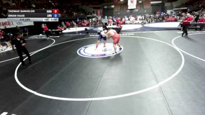 285 lbs Thomas Banuelos, OCWA - Orange County Wrestling Association vs Brian Haas, LAWA - Los Angles Wrestling Association