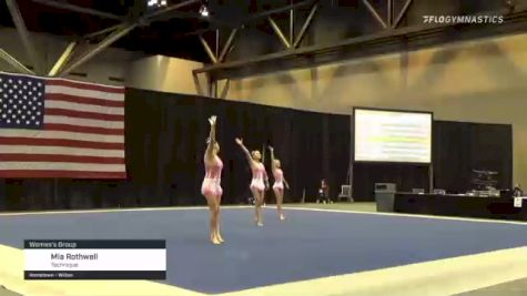 Mia Rothwell - Women's Group, Technique - 2021 USA Gymnastics Championships