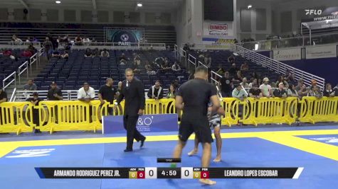 Leandro Lopes Escobar vs Armando Rodriguez Perez Jr. 2025 Pan IBJJF Jiu-Jitsu No-Gi Championship