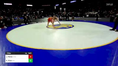 170 lbs Quarterfinal - Julissa Perez, Mira Monte vs Kaley Rice, San Dimas