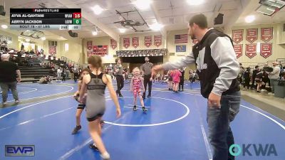 70 lbs Rr Rnd 3 - Khloe Weisinger, Wyandotte Youth Wrestling vs Timberlyn Edwards, Runestone