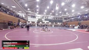 113 lbs Champ. Round 2 - Fernando Mejia, Centennial vs Esteban Plasencia, Saint Augustine