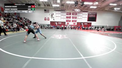 157 lbs Consi Of 16 #1 - Hudson Ward, Lock Haven - Unatt vs Benny Rogers, Cornell - Unatt